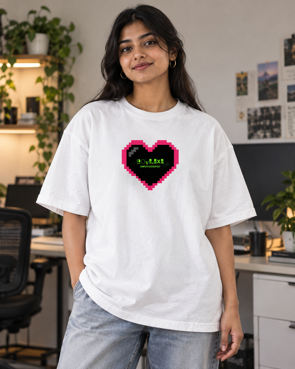 Debugging My Heart - White